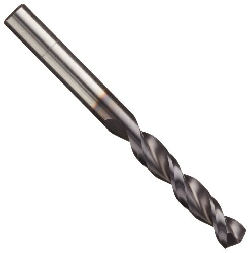 Cleveland 2175N Cobalt Steel Jobbers' Length Drill Bit, TiCN Coated, Round Shank