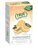 True Grapefruit 32ct (Pack of 1) - Water Enhancer - Bulk Dispenser - 0 Calorie Drink Mix Packets for Water - Sugar Free Grapefruit Flavoring Powder Packets