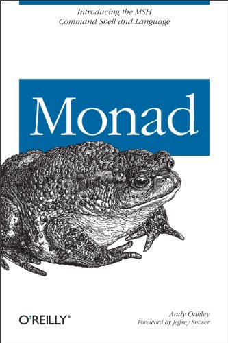 Monad (AKA PowerShell) book cover