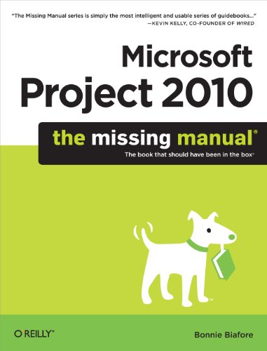 Microsoft Project 2010: The Missing Manual book cover