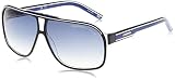 Carrera womens Grand Prix 2/S Sunglasses, Black/Blue Shaded, 64mm 9mm US
