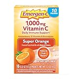 Emergen C 1000Mg Vitamin C Immune Support Powder Super Orang