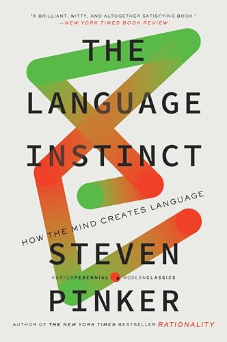 The Language Instinct: How the Mind Creates Language book cover