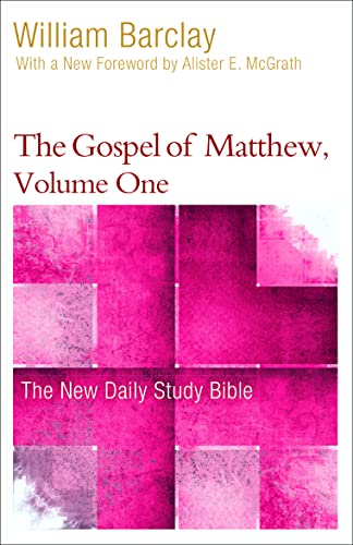 The Gospel of Matthew Volume One book cover