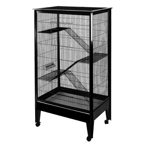 A&E Cage Co. Large 4-Level Small Animal Cage on Casters