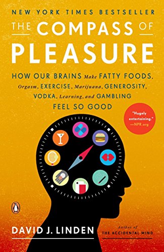 The Compass of Pleasure: How Our Brains Make Fatty Foods, Orgasm, Exercise, Marijuana, Generosity, Vodka, Learning, and Gambling Feel So Good book cover