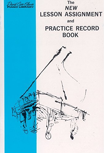 The New Lesson Assignment and Practice Record Book book cover