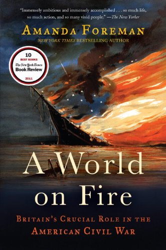 A World on Fire: Britain's Crucial Role in the American Civil War book cover
