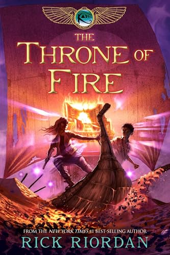 The Throne of Fire (The Kane Chronicles, #2) book cover