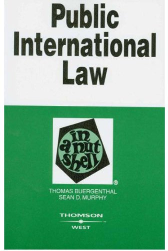 Public International Law in a Nutshell book cover