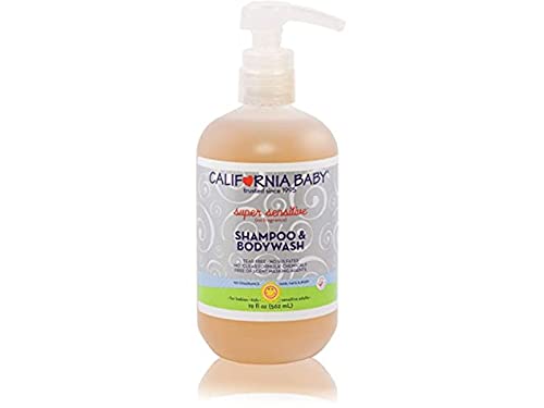 California Baby Super Sensitive Shampoo and Body Wash, 19 oz