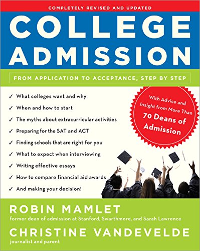 College Admission: From Application to Acceptance, Step by Step book cover