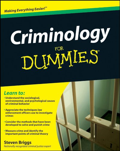 Criminology For Dummies book cover