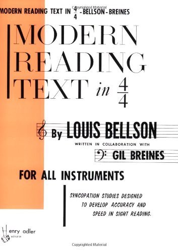 Modern Reading Text in 4/4: For All Instruments book cover
