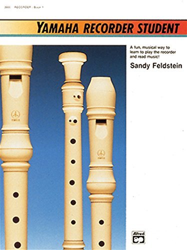 Yamaha Recorder Student book cover