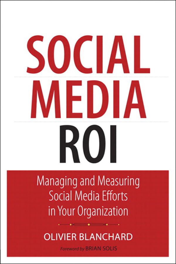 Social Media Roi: Managing and Measuring Social Media Efforts in Your Organization book cover