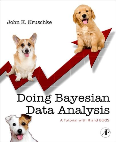 Doing Bayesian Data Analysis: A Tutorial Introduction with R book cover