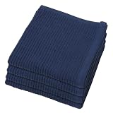 Now Designs Ripple Kitchen Dishcloth Set Of 4 Indigo Blue