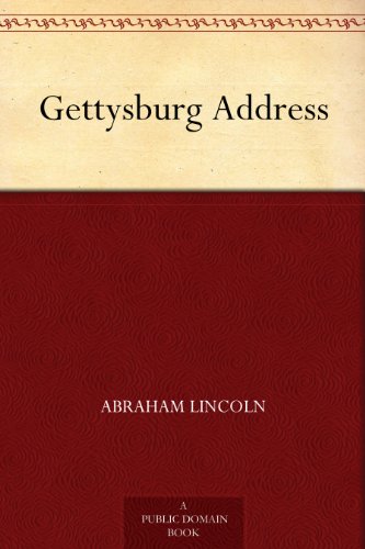 The Gettysburg Address book cover