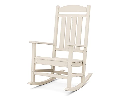 POLYWOOD Presidential Rocking Chair, Sand