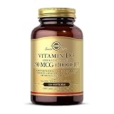 Solgar Vitamin D3 Cholecalciferol 250 Mcg 10 000 Iu 120 Soft