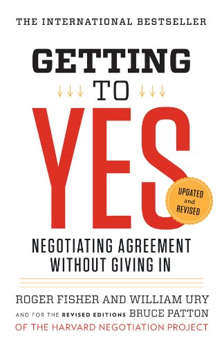 Getting to Yes: Negotiating Agreement Without Giving in book cover