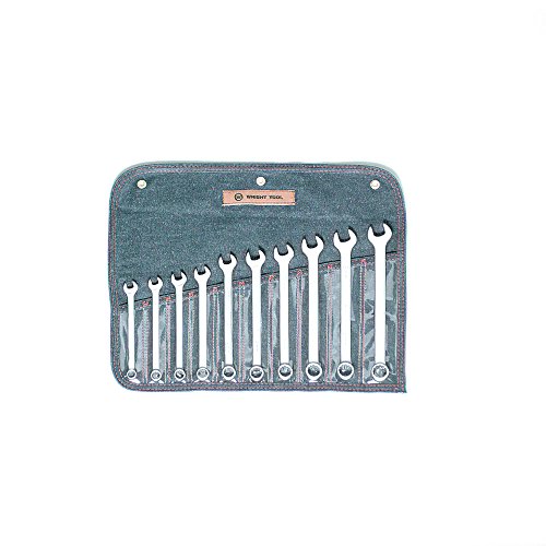 Wright Tool 751 10-Piece Metric Combination Wrench Set