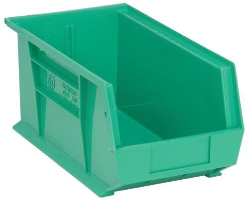 Quantum Storage QUS240 Ultra Stack and Hang Bin, 14-3/4 x 8-1/4 x 7, 12-Pack