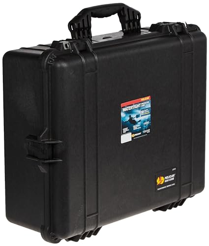 Pelican 1600 Protector Case with Foam, Black