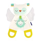 Infantino Glow In The Dark Cuddly Teether Owl Soft Toy With