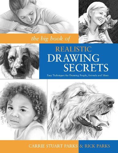 The Big Book of Realistic Drawing Secrets: Easy Techniques for Drawing People, Animals and More book cover
