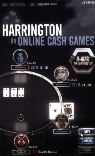 Harrington on Online Cash Games: 6-Max No-Limit Hold 'em book cover