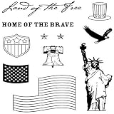 Karen Foster Design Clear Stamp Set Patriotic