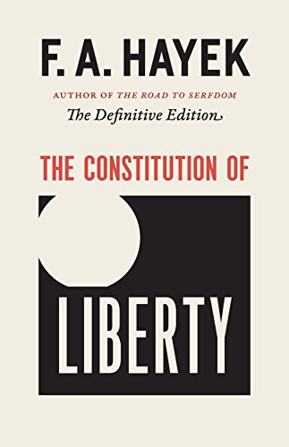 The Constitution of Liberty book cover