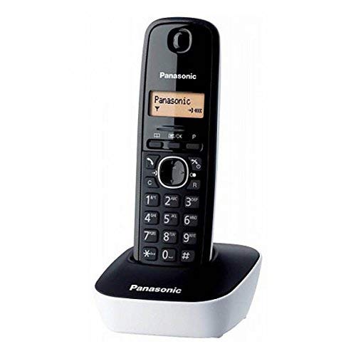 Panasonic KX-TG1611SPW Teléfono Inalámbrico Digital DECT, Unidad Base y 1 Auricu