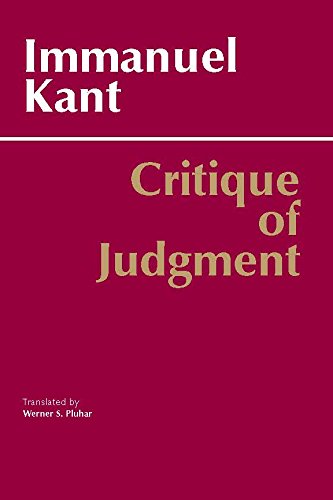 Critique of Judgment book cover