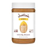 Justins, Peanut Butter Blend Honey Jar, 16 Ounce