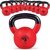 Gorilla Sports Kettlebell Revestida Mejores Marcas de Pesas Rusas