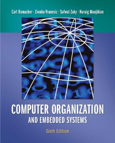Computer Organization and Embedded Systems book cover