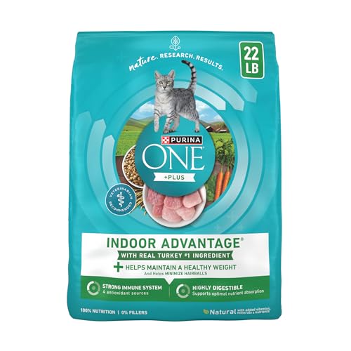 Purina ONE Natural, Low Fat, Weight Control, Indoor Dry Cat Food, +Plus Indoor…