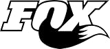 Fox Tail Decal Sticker Racing for Cars and Walls 5 Inch Black