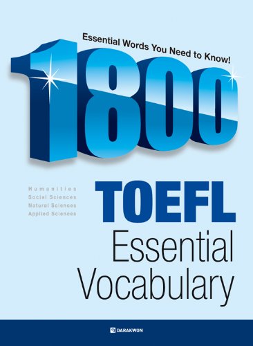 1800 TOEFL ESSENTIAL VOCABULARY book cover