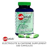 SaltStick Electrolytes with Caffeine - Salt Pills and Electrolytes for Running, Hydration, Leg Cramps Relief, Sports Recovery, Hiking Essentials - Salt, Magnesium, Potassium, Vitamin D3 - 100 Count