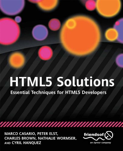 Html5 Solutions: Essential Techniques for Html5 Developers book cover