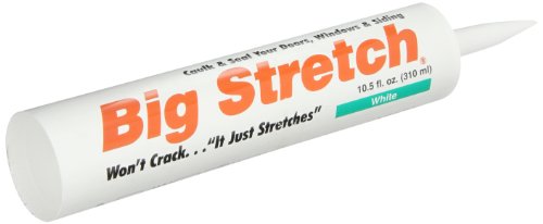 Sashco Big Stretch Acrylic Latex Sealant, 10.5 oz, Clear