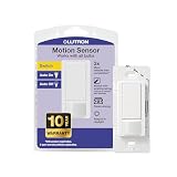 Lutron Motion Sensor Light Switch, 2 Amp Single Pole, for Any Bulb…