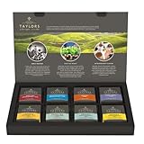 Taylors of Harrogate Assorted Specialty Teas Sampler, Variety Pack Gift Box, Individually Wrapped Bags, 48 Count (Pack of 1), Premium Black, Green & Herbal Teas, Mixed Caffeinated & Caffeine-Free Selection, 48 Teabags