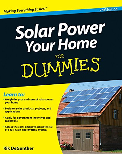 Solar Power Your Home for Dummies book cover