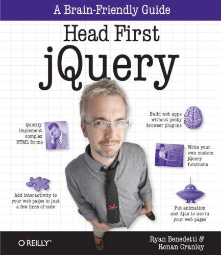 Head First jQuery book cover