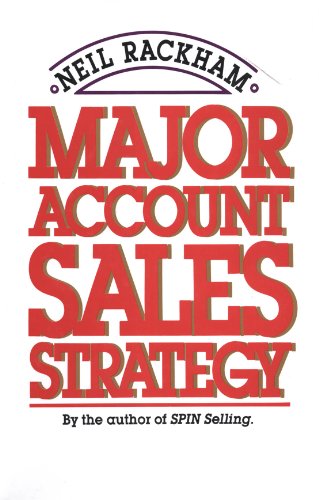Major Account Sales Strategy book cover
